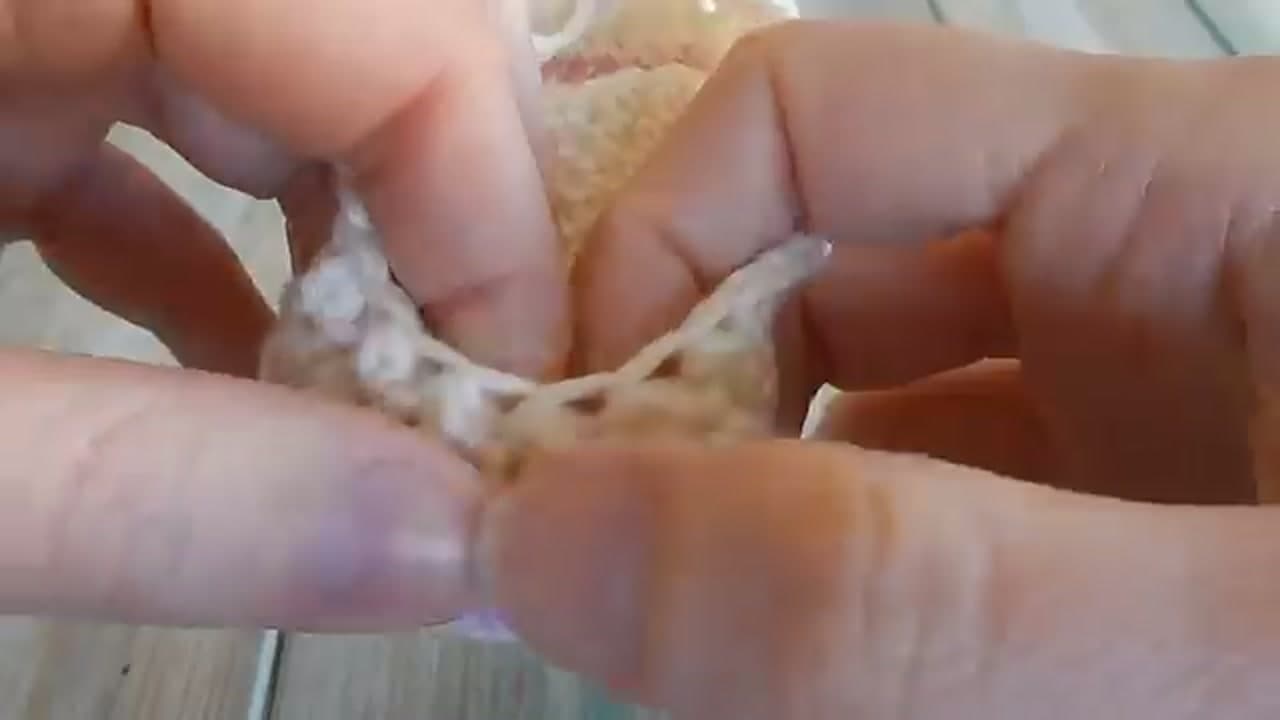 The finished result: How to Decrease in Crochet (Single, Half Double, and Double Crochet)