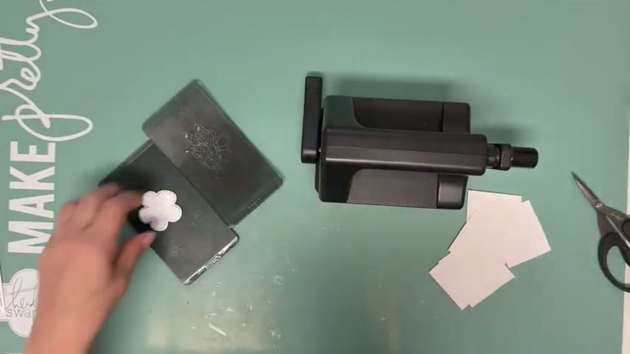 Step 2: Step 2: Die-Cut the Flowers and Leaves