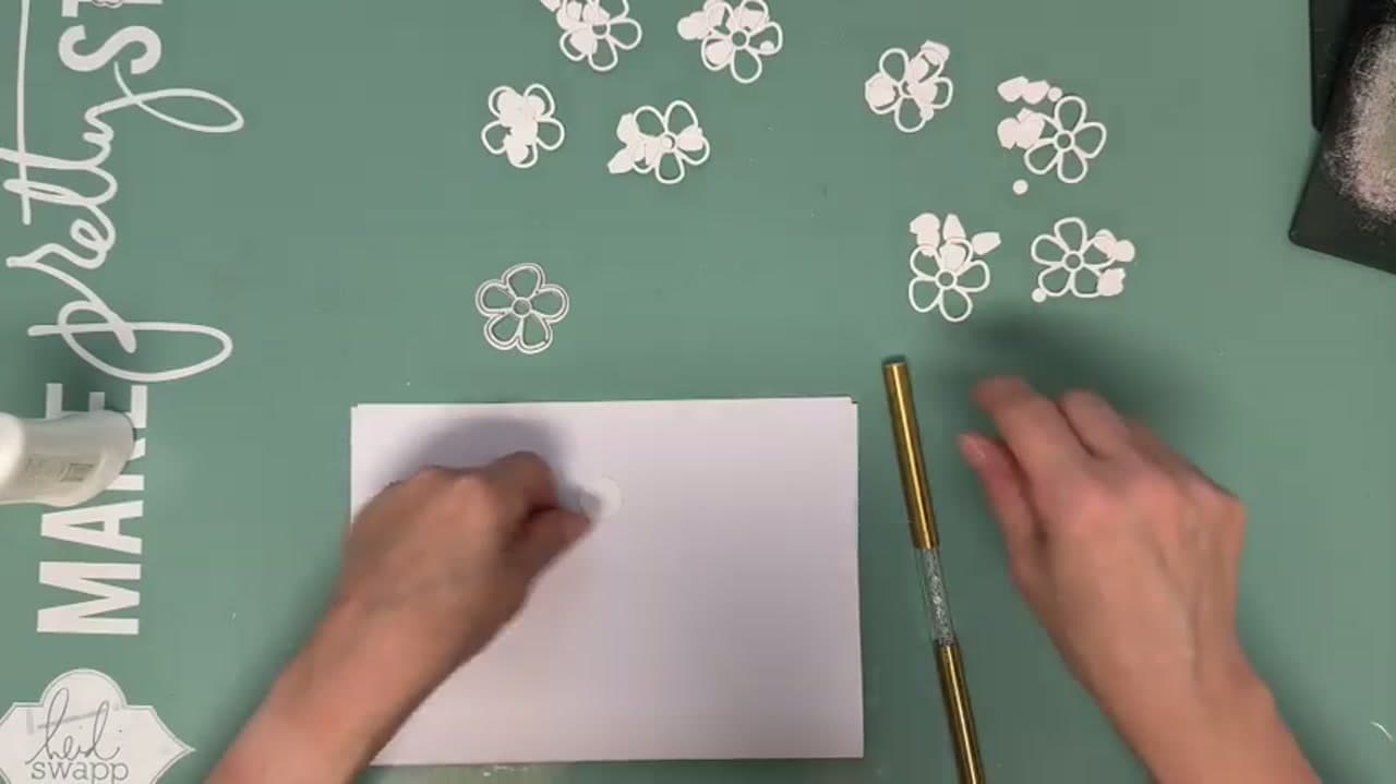 Step 3: Step 3: Build the Flowers Up Off the Page