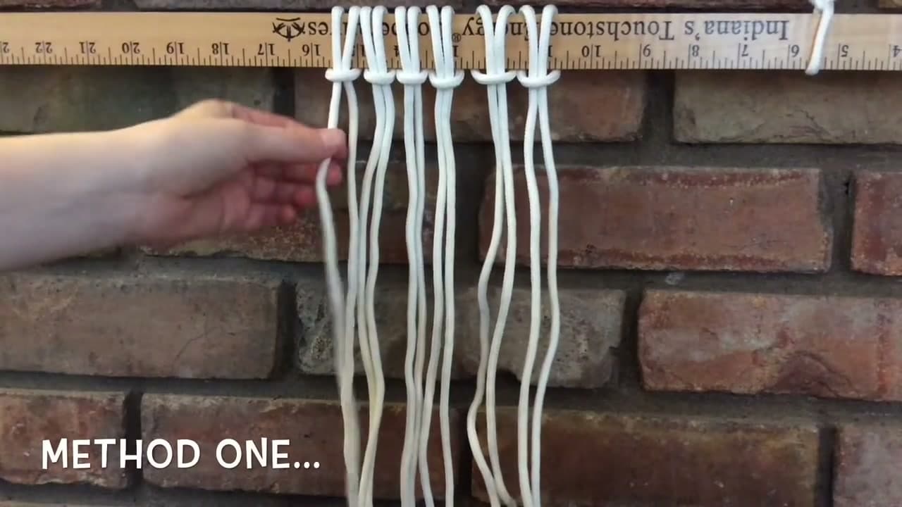 Step 1: Identify Your Leading Rope and Working Ropes - How to Tie a Half Hitch (Horizontal Double Half Hitch, 2 Methods)
