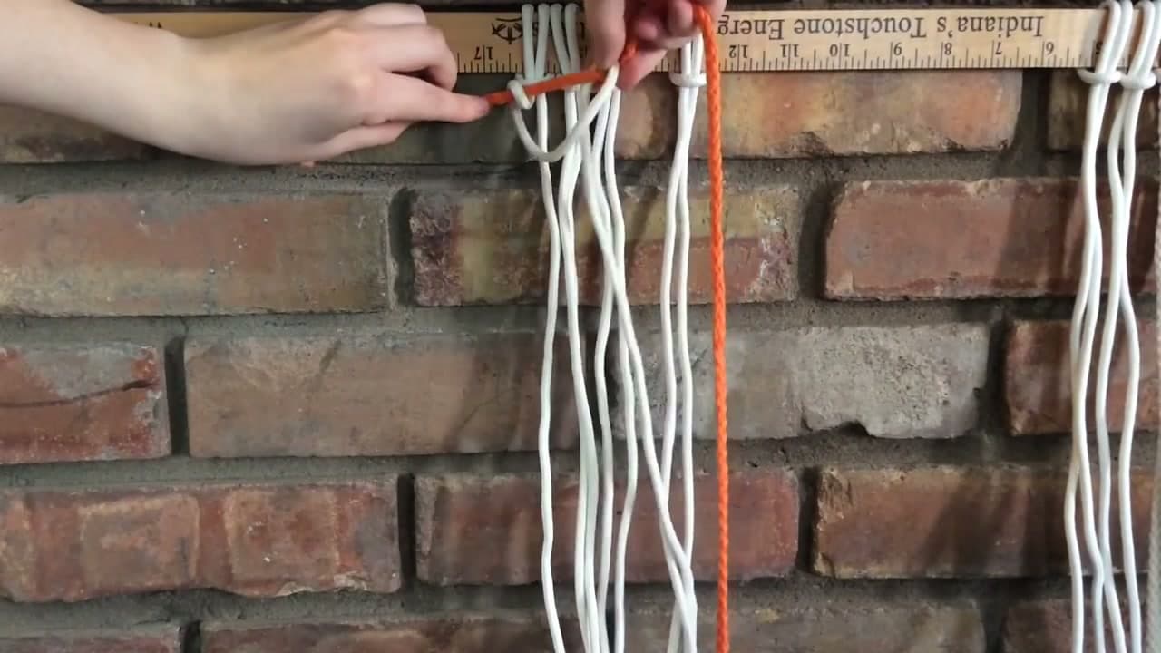 Step 6: Tie the First Knot of Method Two