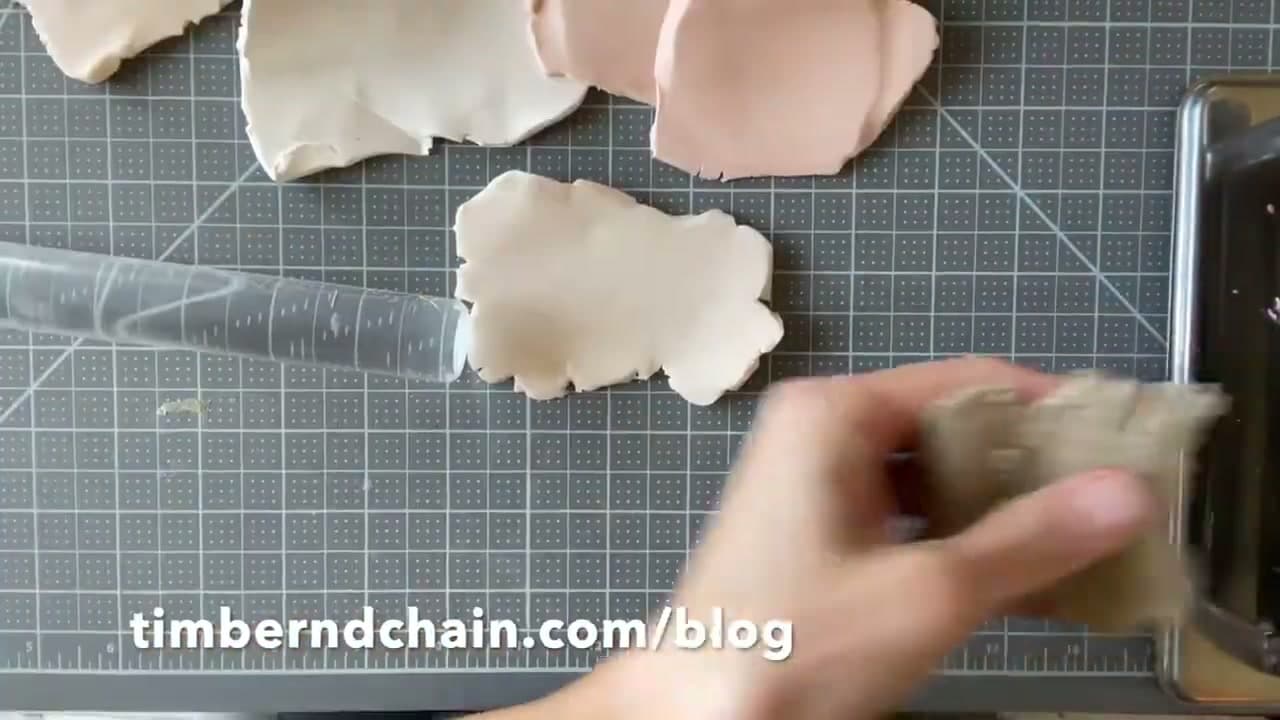 Step 1: Roll Out Each Clay Color - How to Make a Marbled Polymer Clay Dish With Gold Leaf Edge