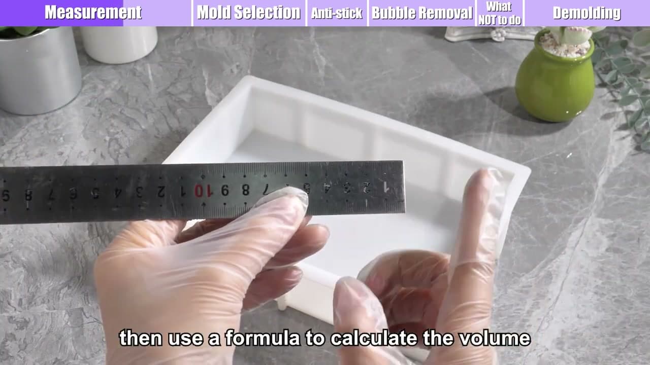 Step 2: Calculate Volume for Large Molds - How to Use Resin Molds (Beginner Casting Guide)