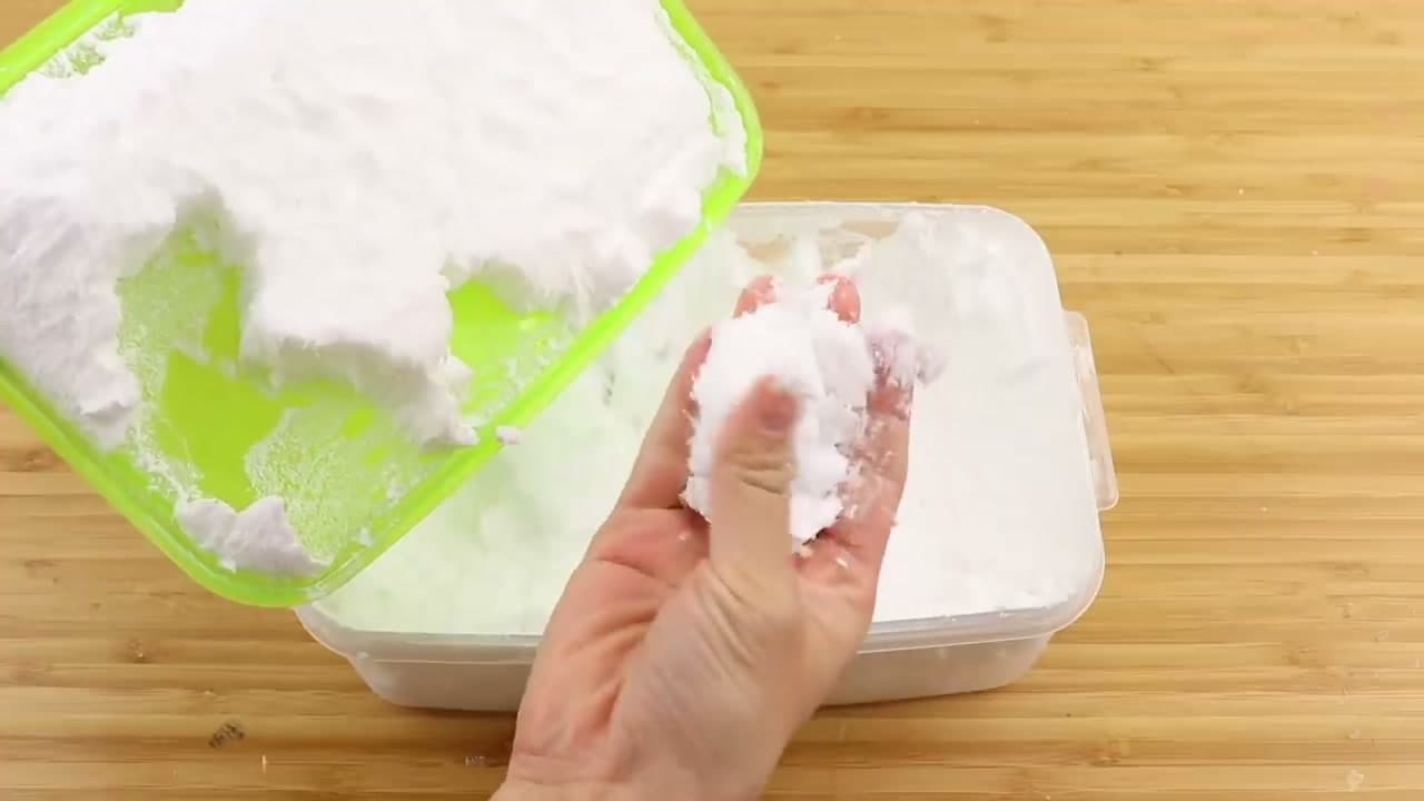 Step 3: Break the Frozen Foam Into Snow - How to Make Fake Snow