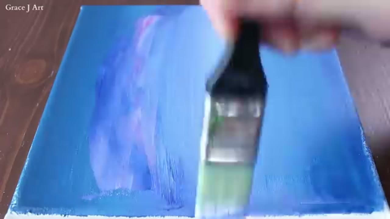 Step 1: Step 1: Paint the Night-Sky Gradient
