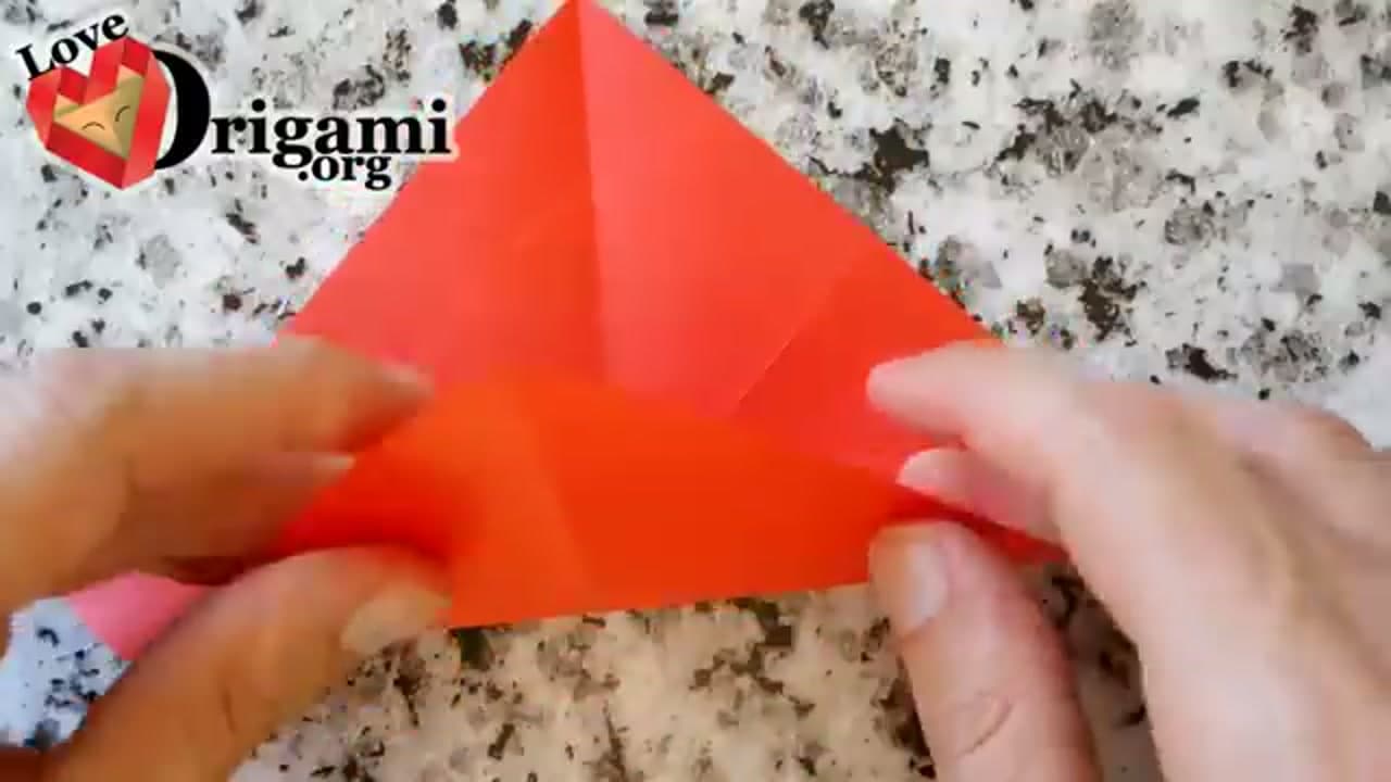 Step 2: Step 2: Collapse the Triangle Base