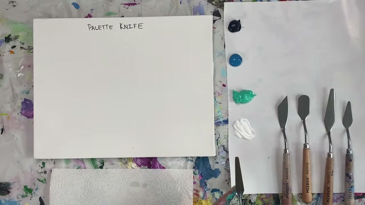 Step 2: Pick Your Knife - How to Paint with a Palette Knife