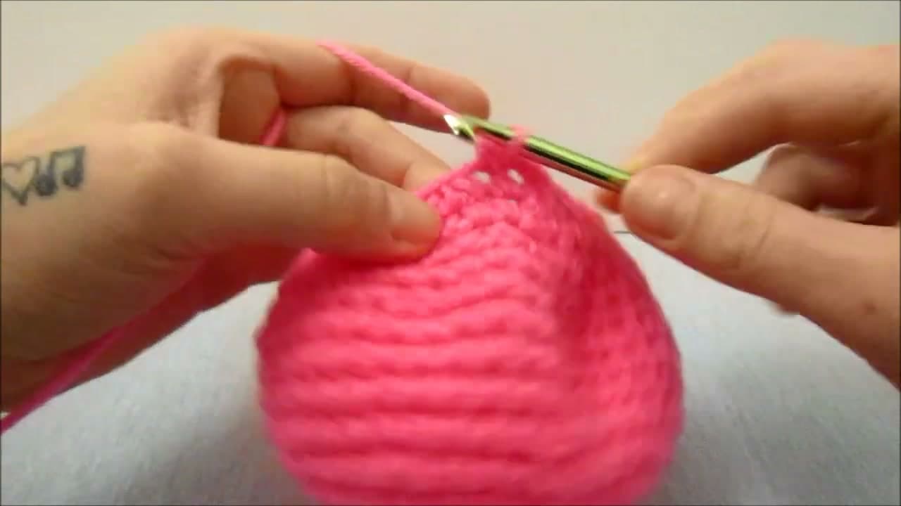 Step 7: Keep Decreasing Until the Hole is Small - How to Crochet a Sphere (Beginner Amigurumi Ball)