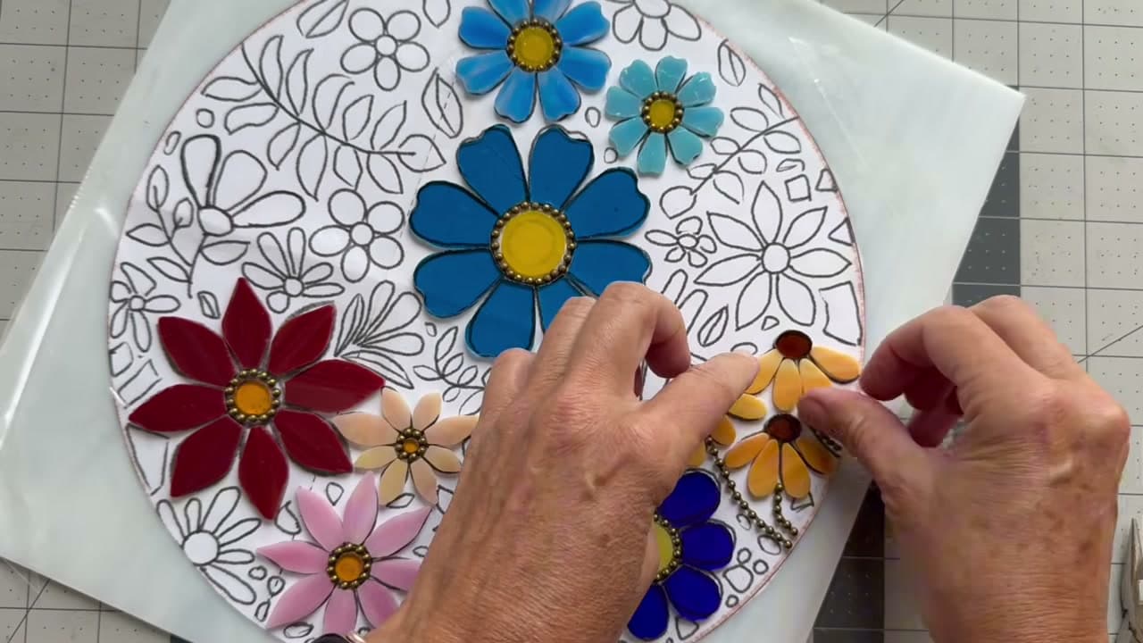 Step 3: Add the Small Accents - How to Lay Out a Mosaic Design