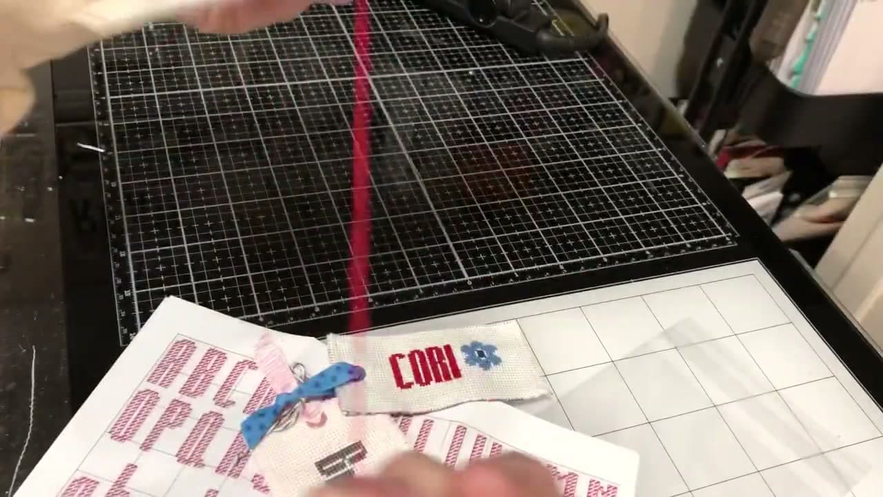 Step 3: Thread the Needle - How to Cross Stitch Letters and Alphabet