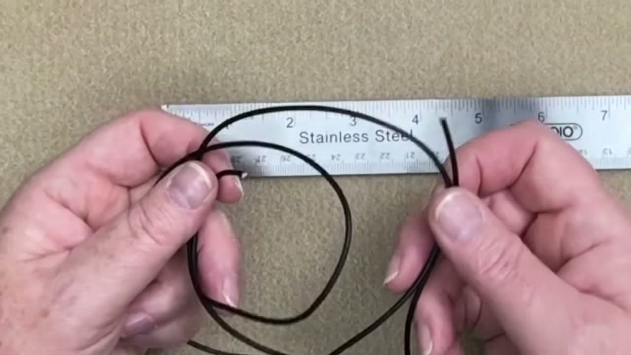 Step 1: Cut the Cord - How to Tie a Bracelet Knot (Adjustable Sliding Knot)