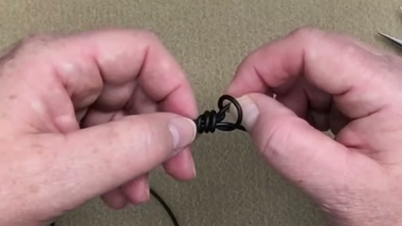 Step 4: Feed the Tail Back Through - How to Tie a Bracelet Knot (Adjustable Sliding Knot)