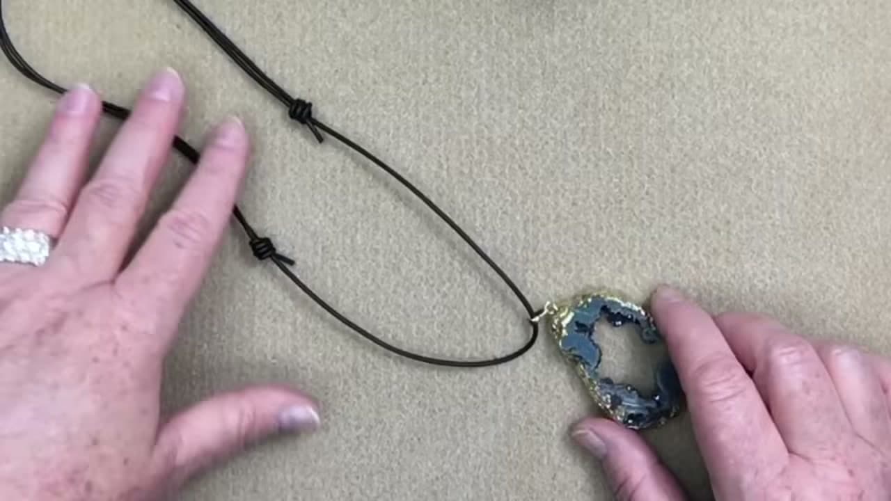 The finished result: How to Tie a Bracelet Knot (Adjustable Sliding Knot)