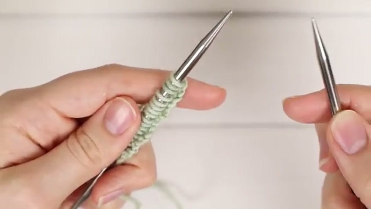 Step 2: Step 2: Work Your First Knit Stitch