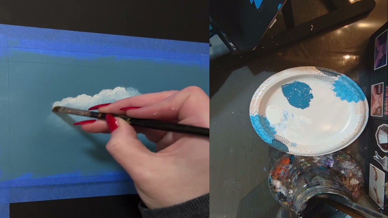 Step 5: Step 5: Add white highlights to the top