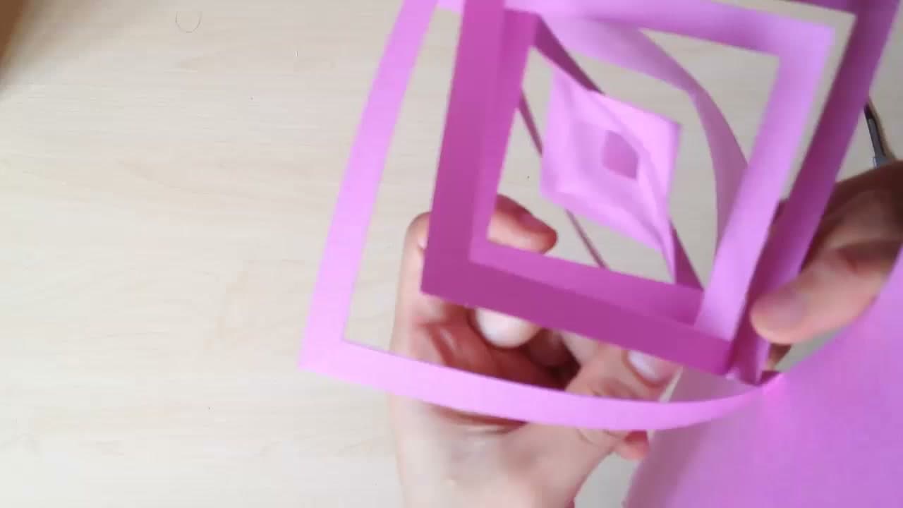 Step 7: Step 7: Your Magic Spinning Kirigami Card