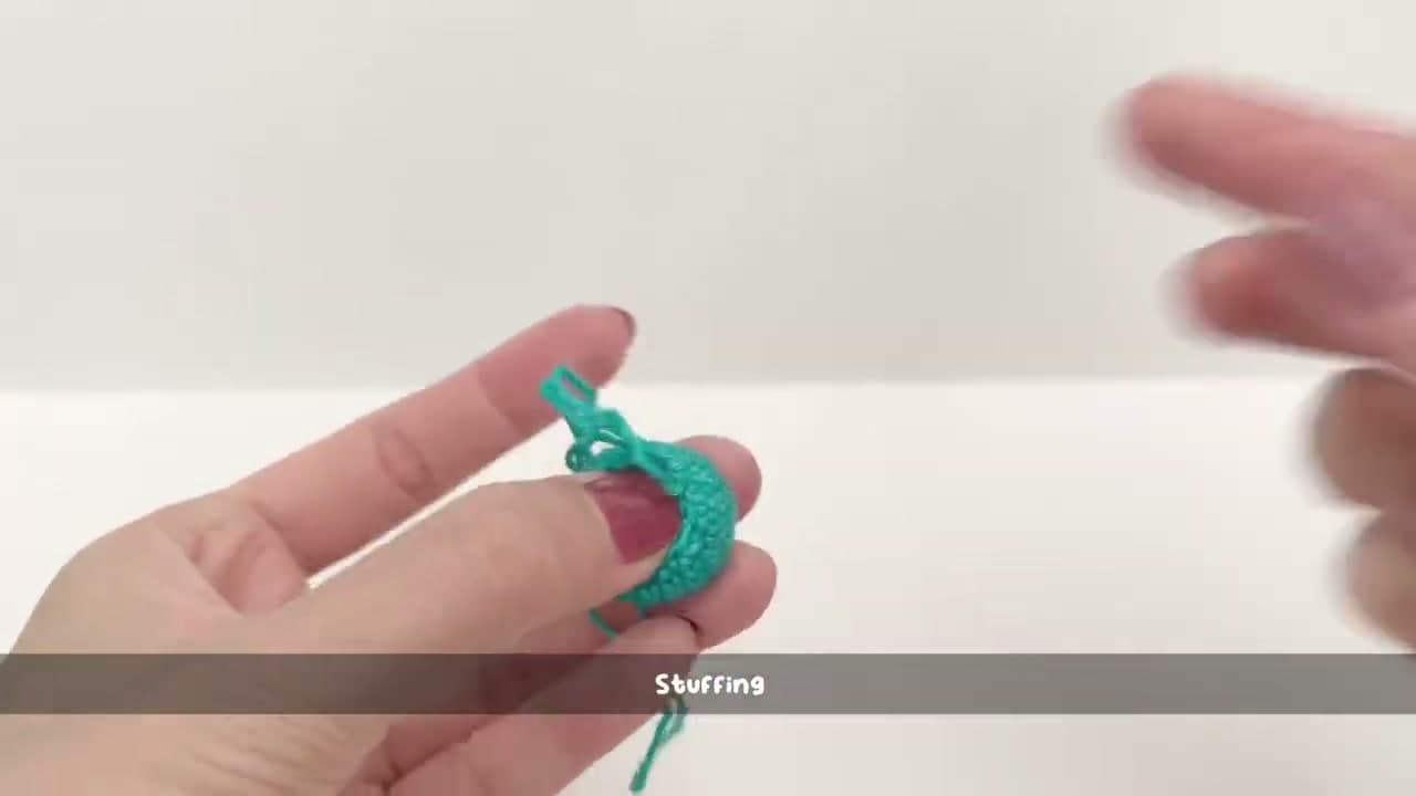 Step 5: Stuff the Body Firmly - How to Crochet an Owl (Tiny Amigurumi Pattern, Step by Step)