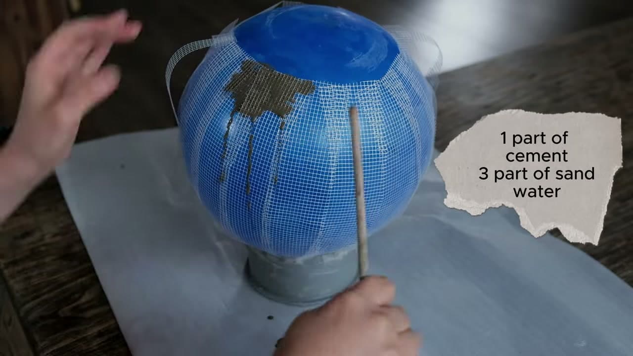 Step 2: Step 2: Mix the Cement and Apply the First Coat