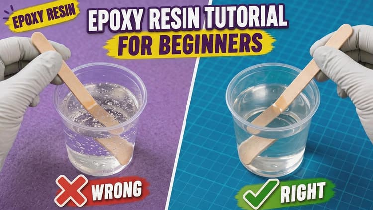 Epoxy Making How to Mix Epoxy Resin - Beginner's Step-by-Step Guide