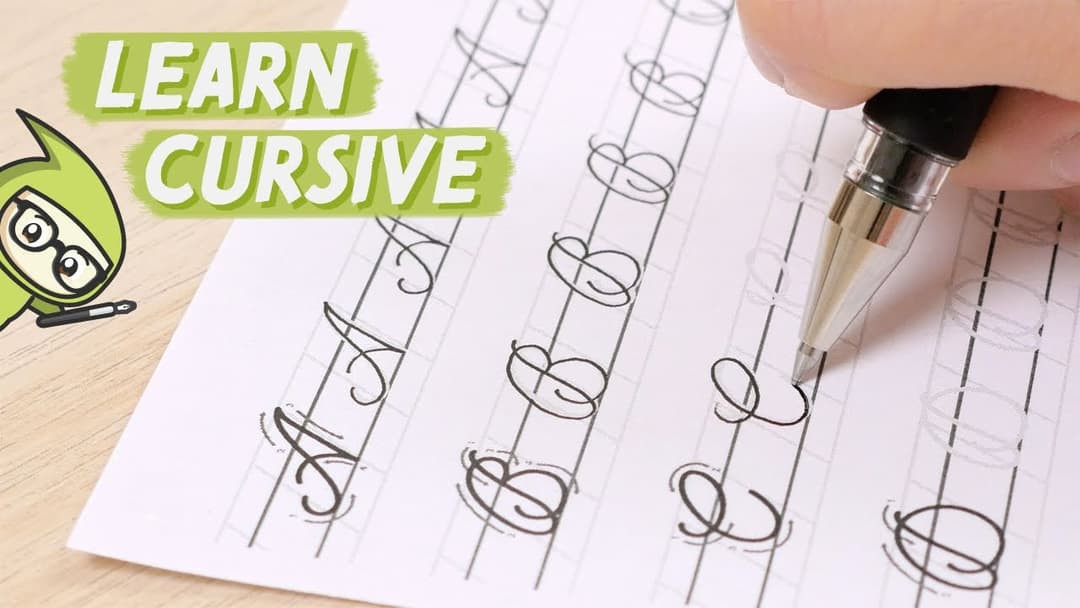 Van Note Cursive How to Write in Cursive - 7 Tips for Beginners